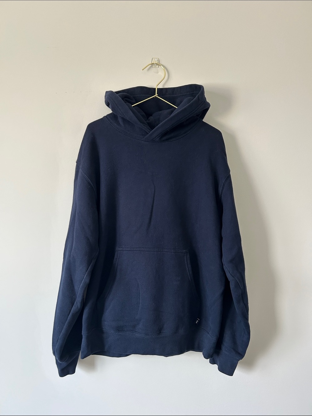 Aritzia TNA Perfect Hoodie Navy Blue